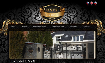 Screenshot webu Luxhotel ONYX